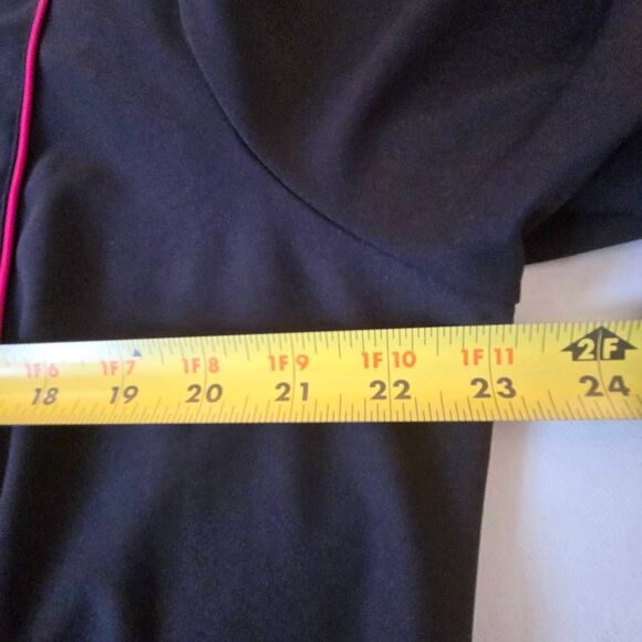 Xersion Womens Athletic Black With Pink Trim Full Zip Jacket Size 2X - Picture 8 of 12